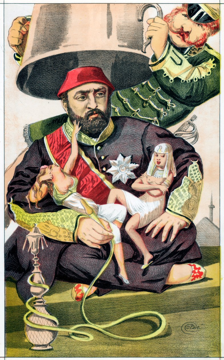Abd-ul-Aziz, Tyrkiets sultan fra 1861, 1869 af James Jacques Joseph Tissot