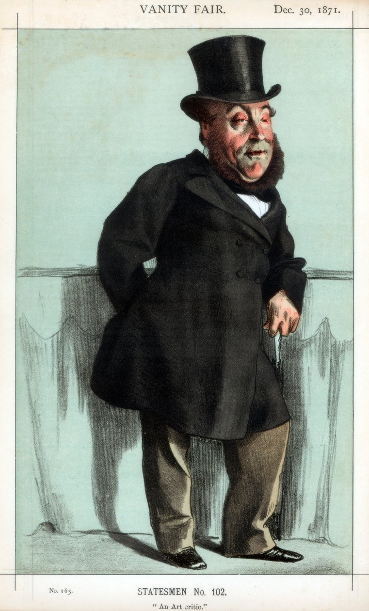 En kunstkritiker, 1871. af James Jacques Joseph Tissot