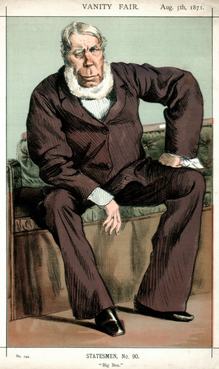Big Ben George Bentinck, britisk politiker, 1871. af James Jacques Joseph Tissot
