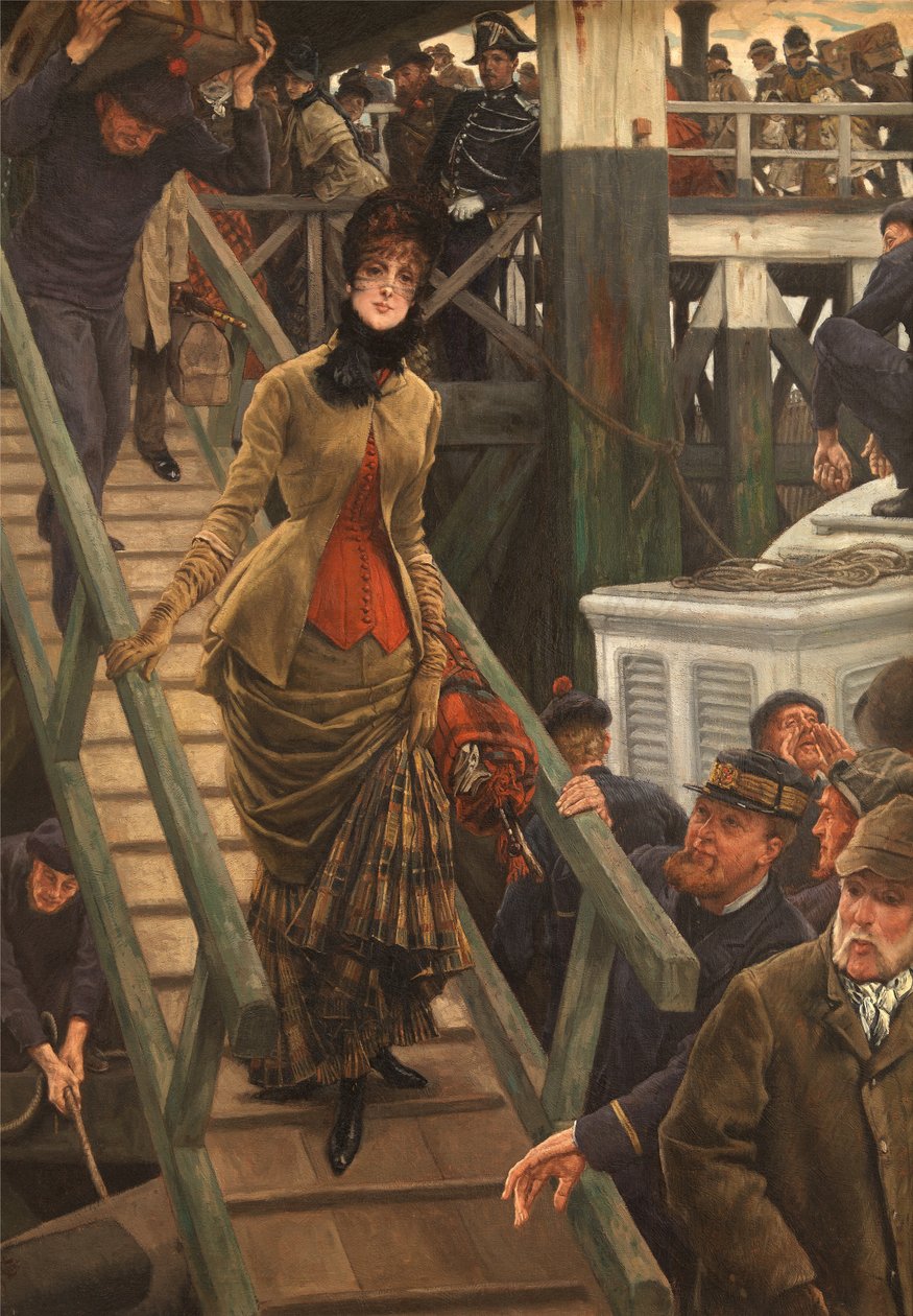 Indskibning i Calais af James Jacques Joseph Tissot