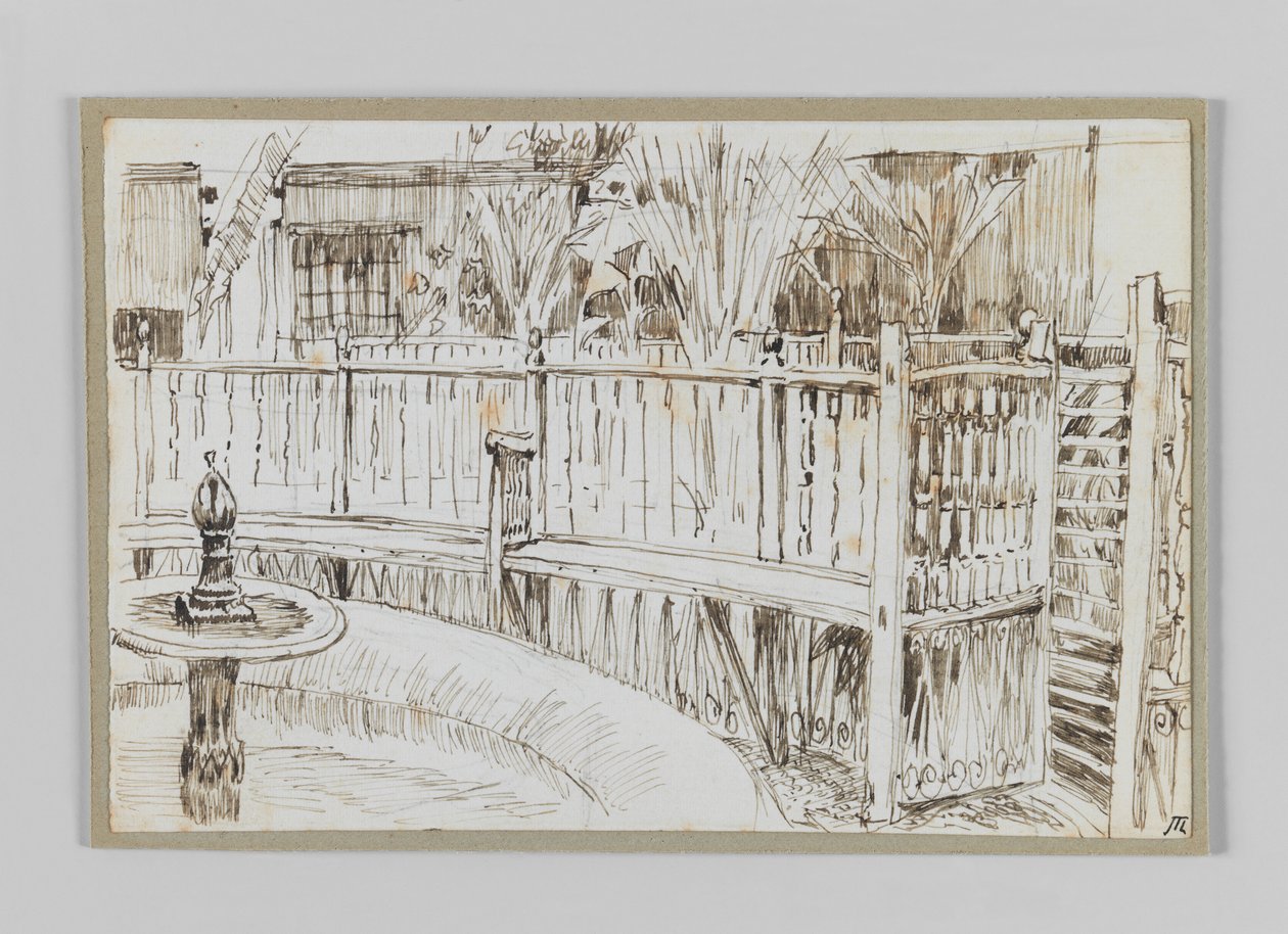 Have med de dansende dervisher i Kairo, illustration fra Vor Herre Jesu Kristi liv af James Jacques Joseph Tissot
