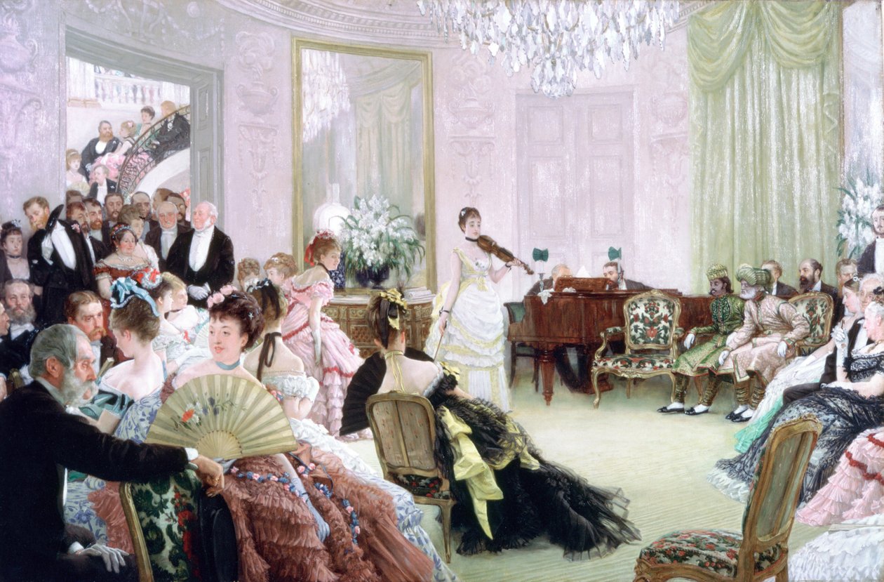 Hys!, Koncerten, c1875 af James Jacques Joseph Tissot