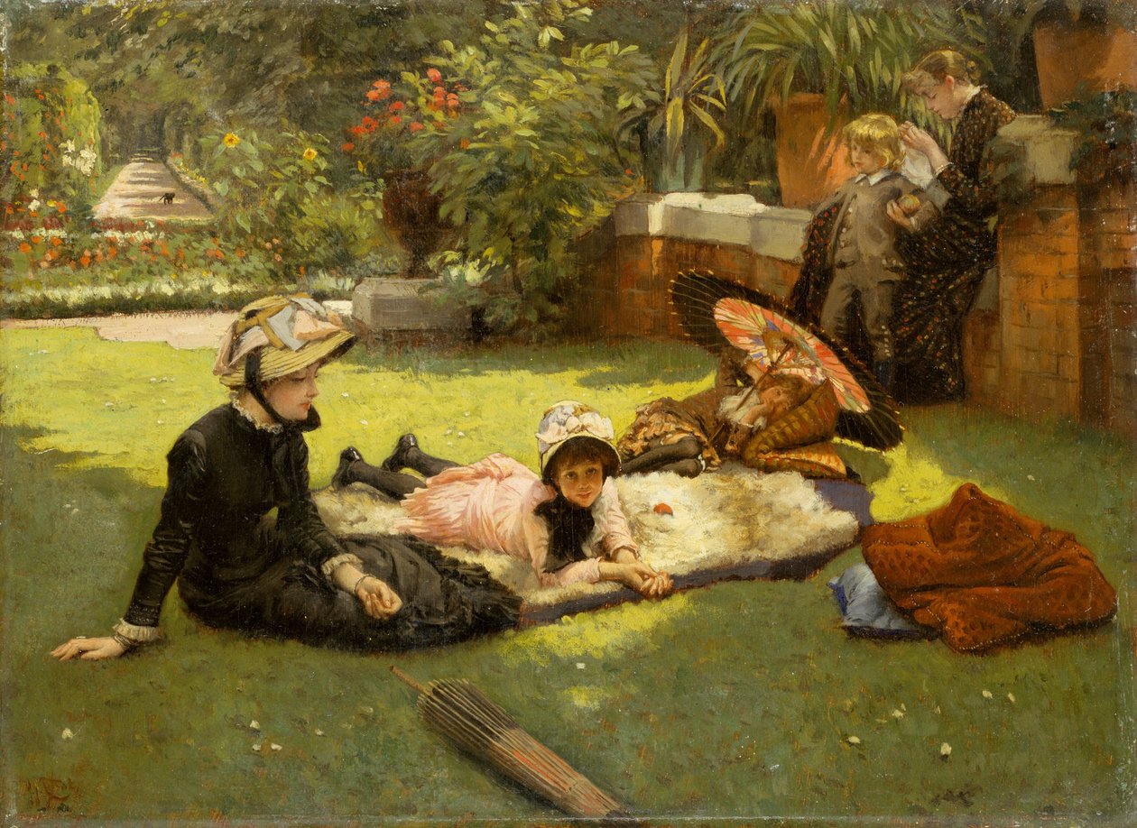 I fuld sollys af James Jacques Joseph Tissot