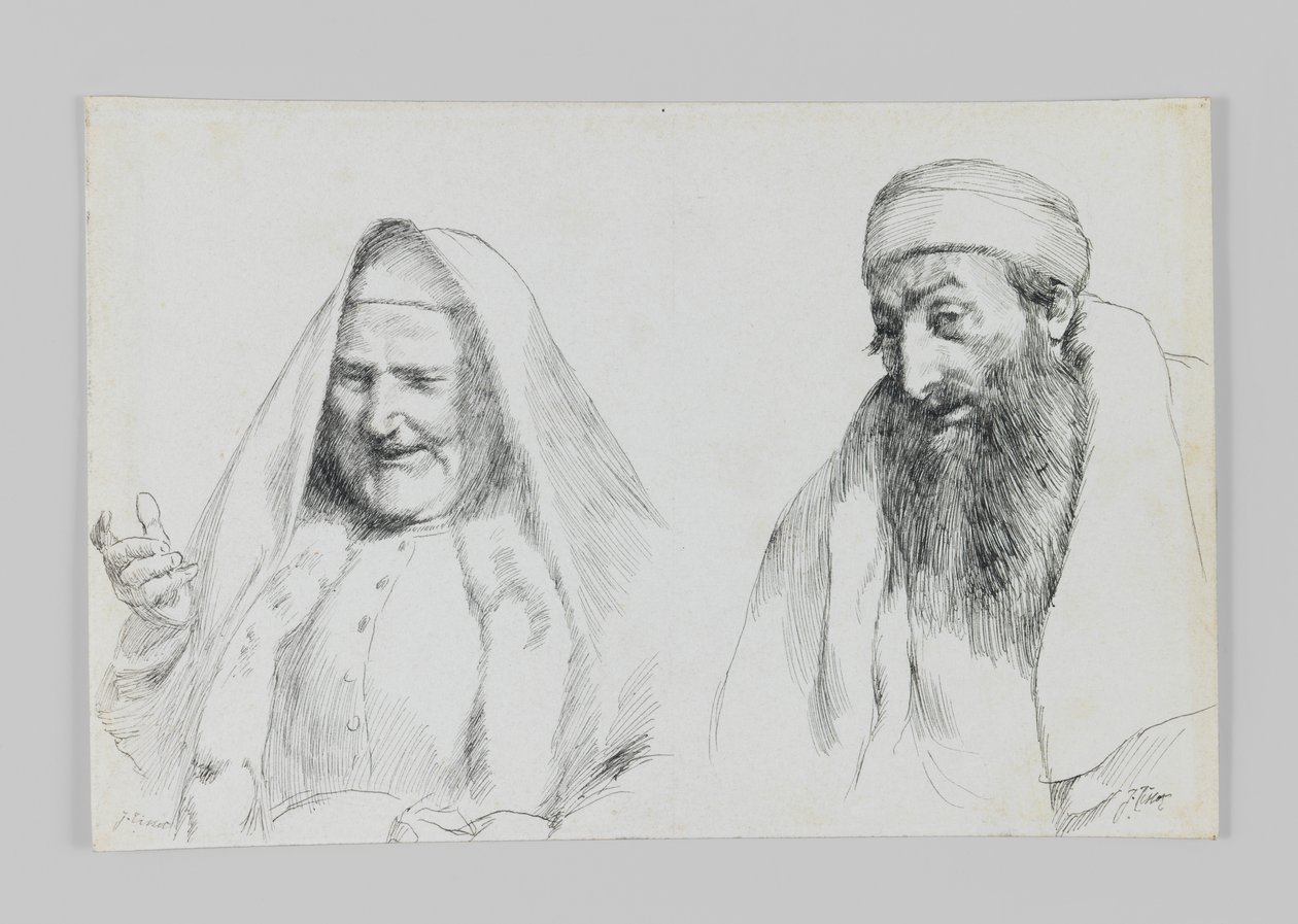 Jøde og jøde, illustration fra Vor Herre Jesu Kristi liv af James Jacques Joseph Tissot