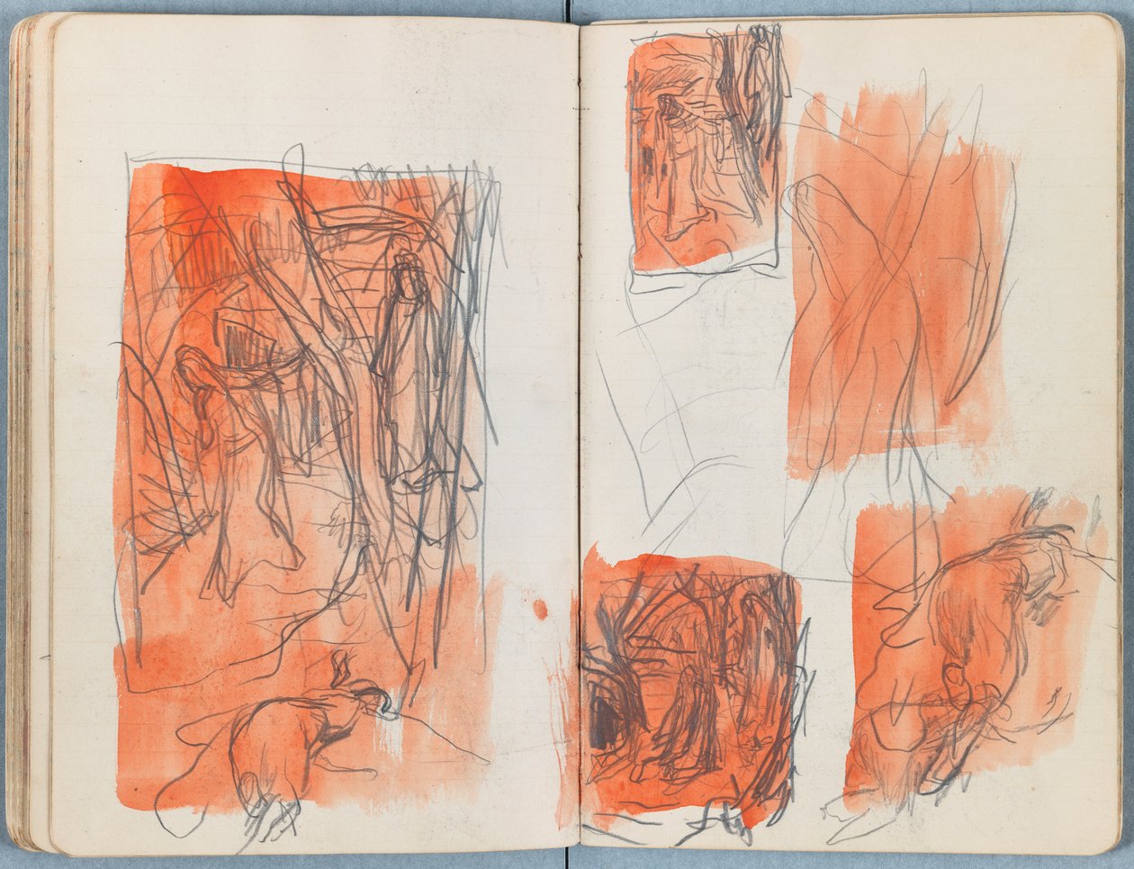 Sider fra et album med Sketches for The Life of Our Lord Jesus Christ, slutningen af 1880