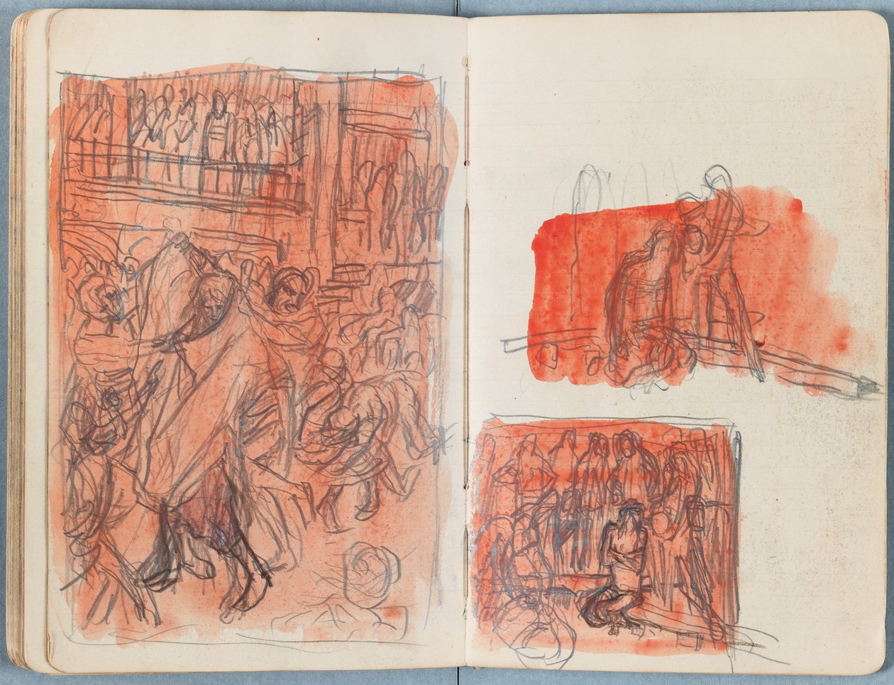 Sider fra et album med Sketches for The Life of Our Lord Jesus Christ, slutningen af 1880