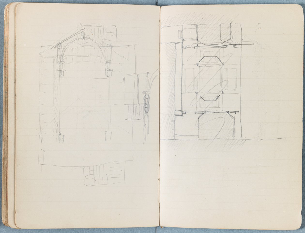 Sider fra et album med Sketches for The Life of Our Lord Jesus Christ, slutningen af 1880