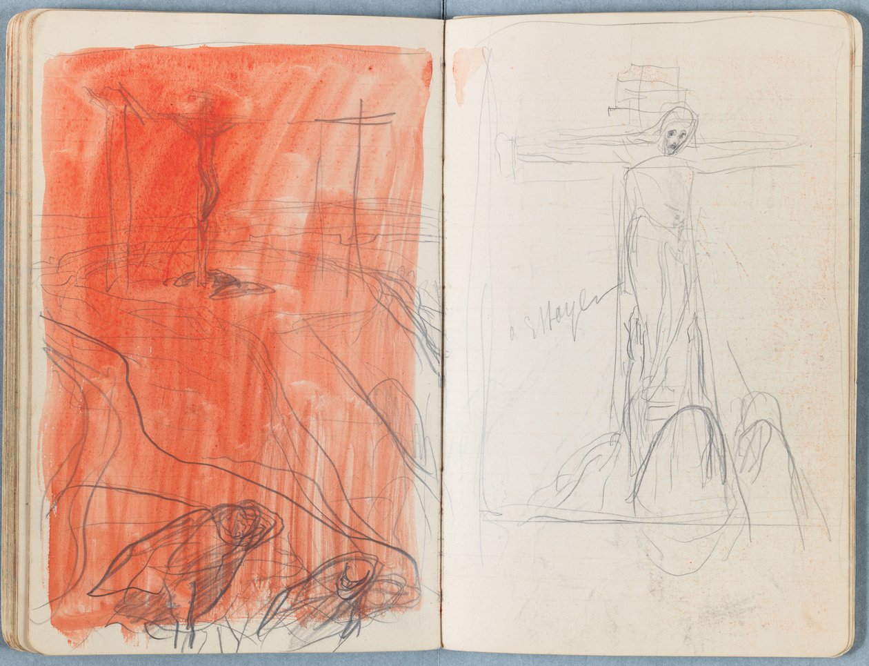 Sider fra et album med Sketches for The Life of Our Lord Jesus Christ, slutningen af 1880