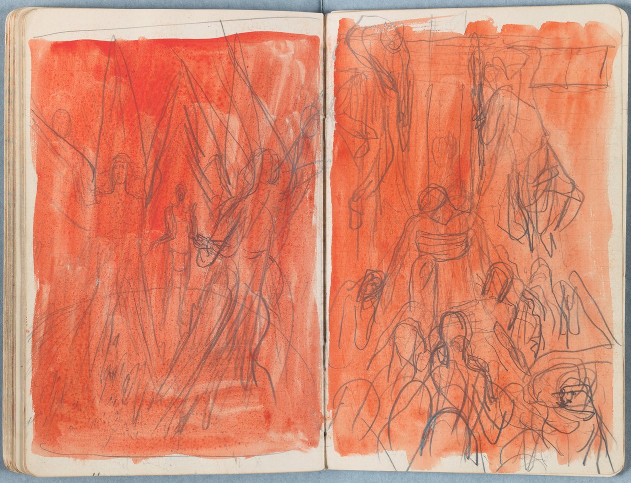 Sider fra et album med Sketches for The Life of Our Lord Jesus Christ, slutningen af 1880