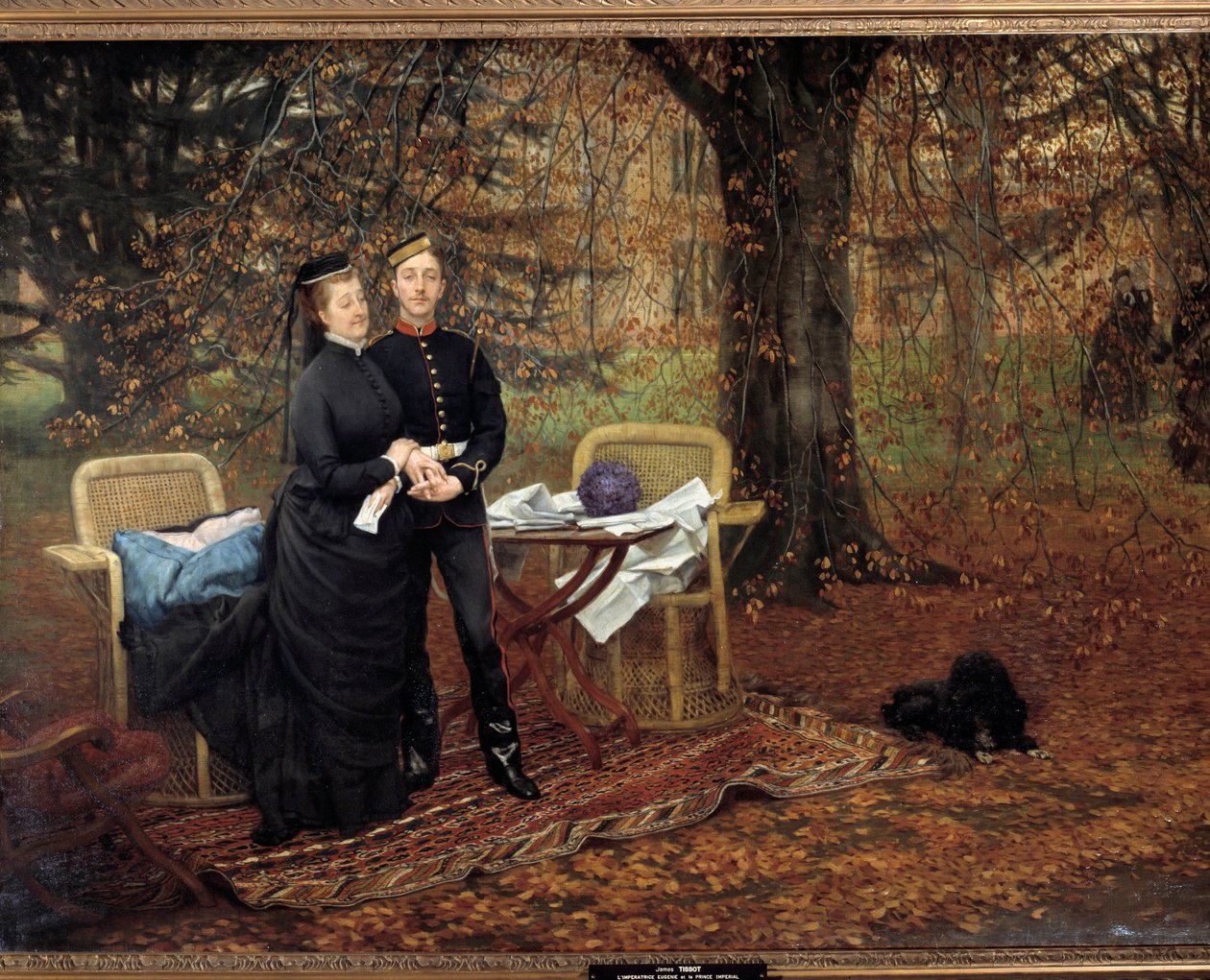 Portrætter af den kejserlige prins Eugenia (Eugenia de Montijo af James Jacques Joseph Tissot