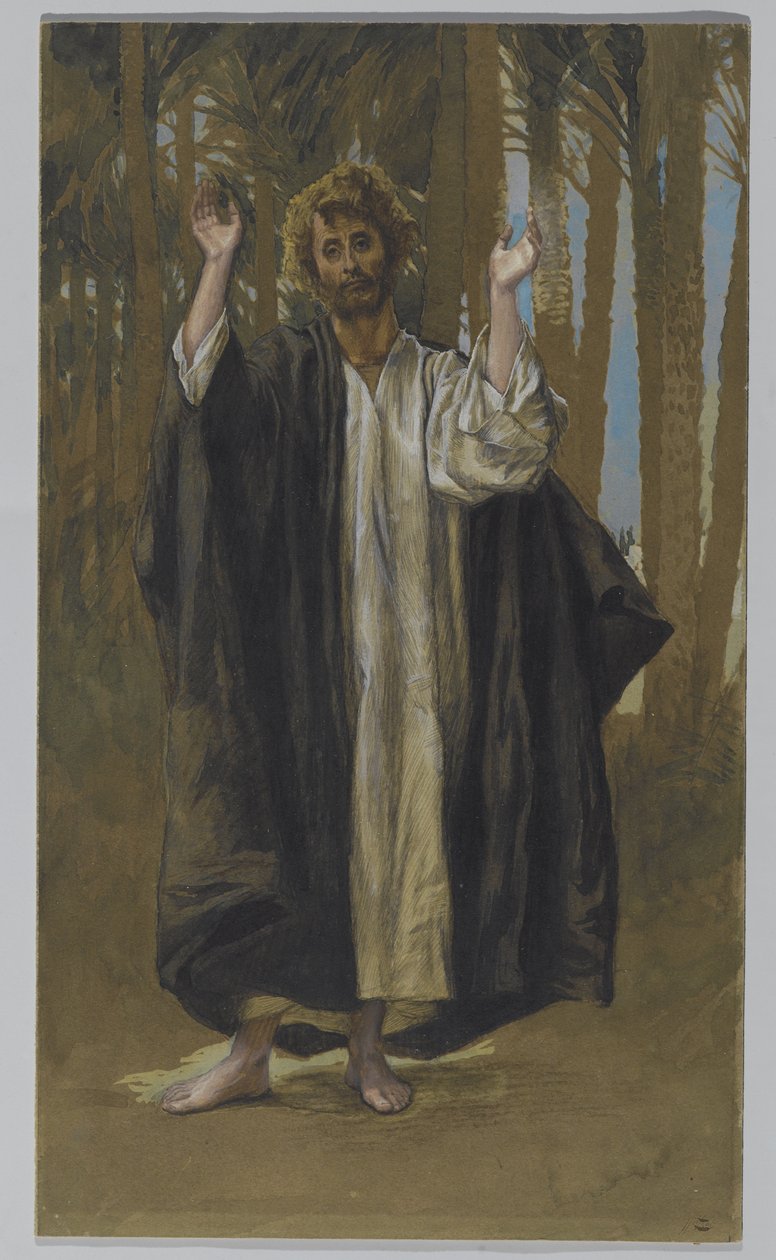 Sankt Simon, illustration fra Vor Herre Jesu Kristi liv (wc over grafit på papir) af James Jacques Joseph Tissot