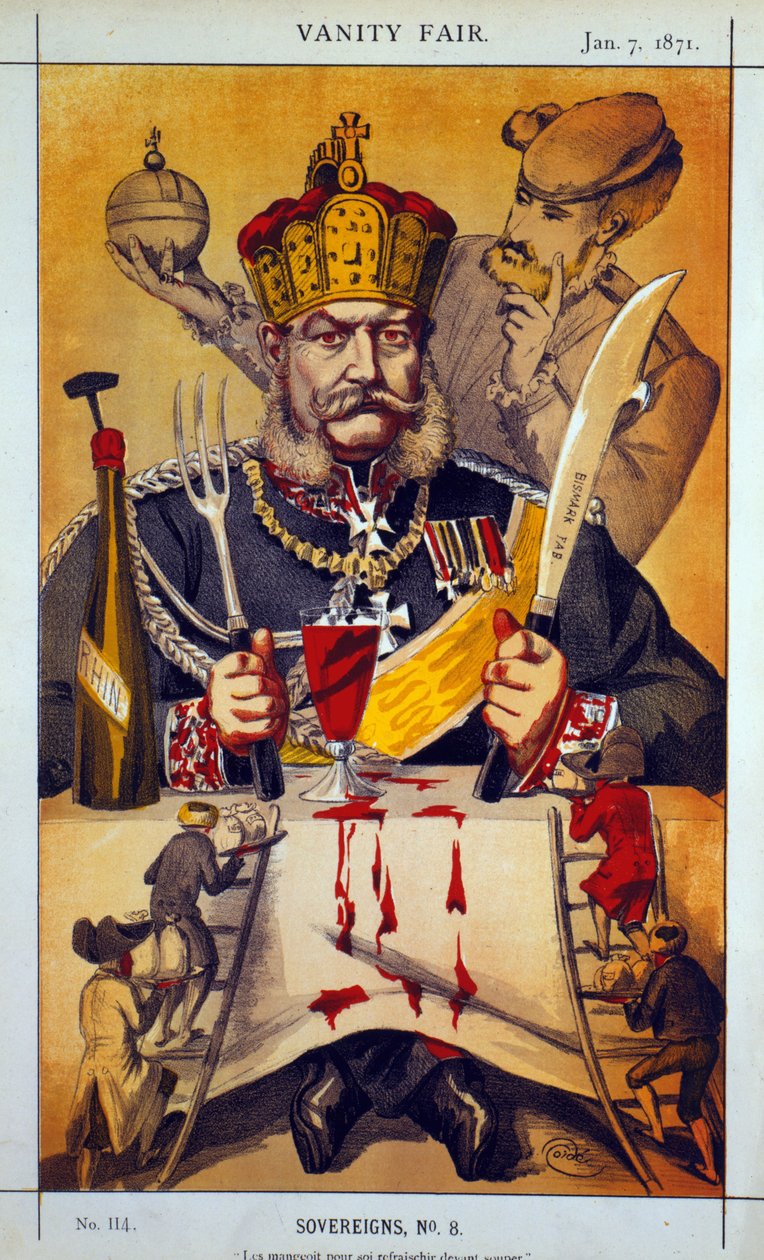 Sovereigns No.8 tegnefilm fra Vanity Fair, 1871 af James Jacques Joseph Tissot