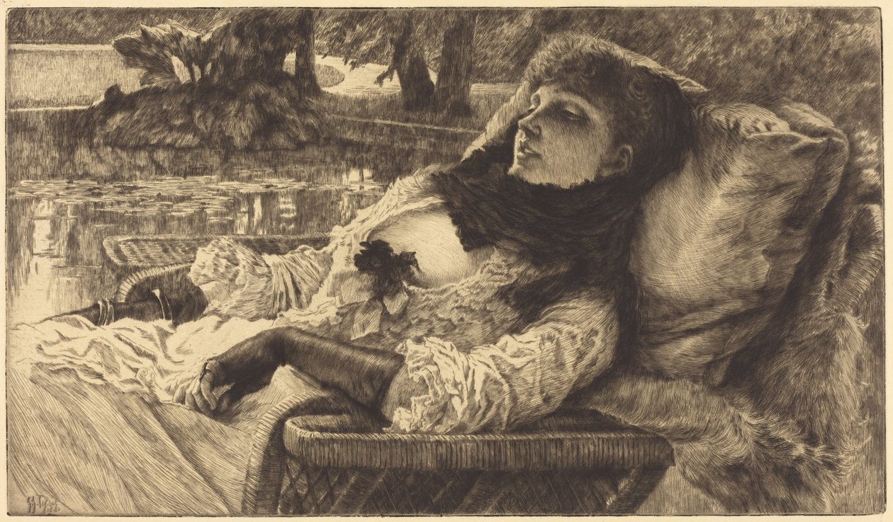 Sommeraften af James Jacques Joseph Tissot