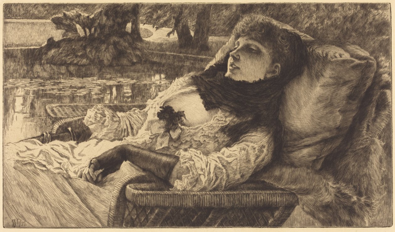 Sommeraften af James Jacques Joseph Tissot