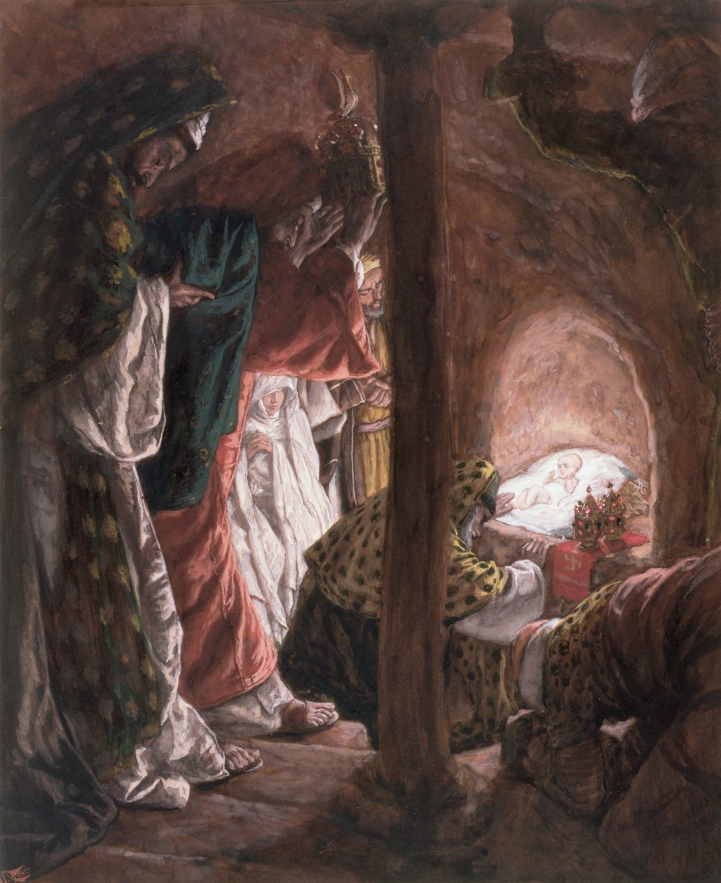The Adoration of the Wise Men, illustration til The Life of Christ, c.1886-94 af James Jacques Joseph Tissot