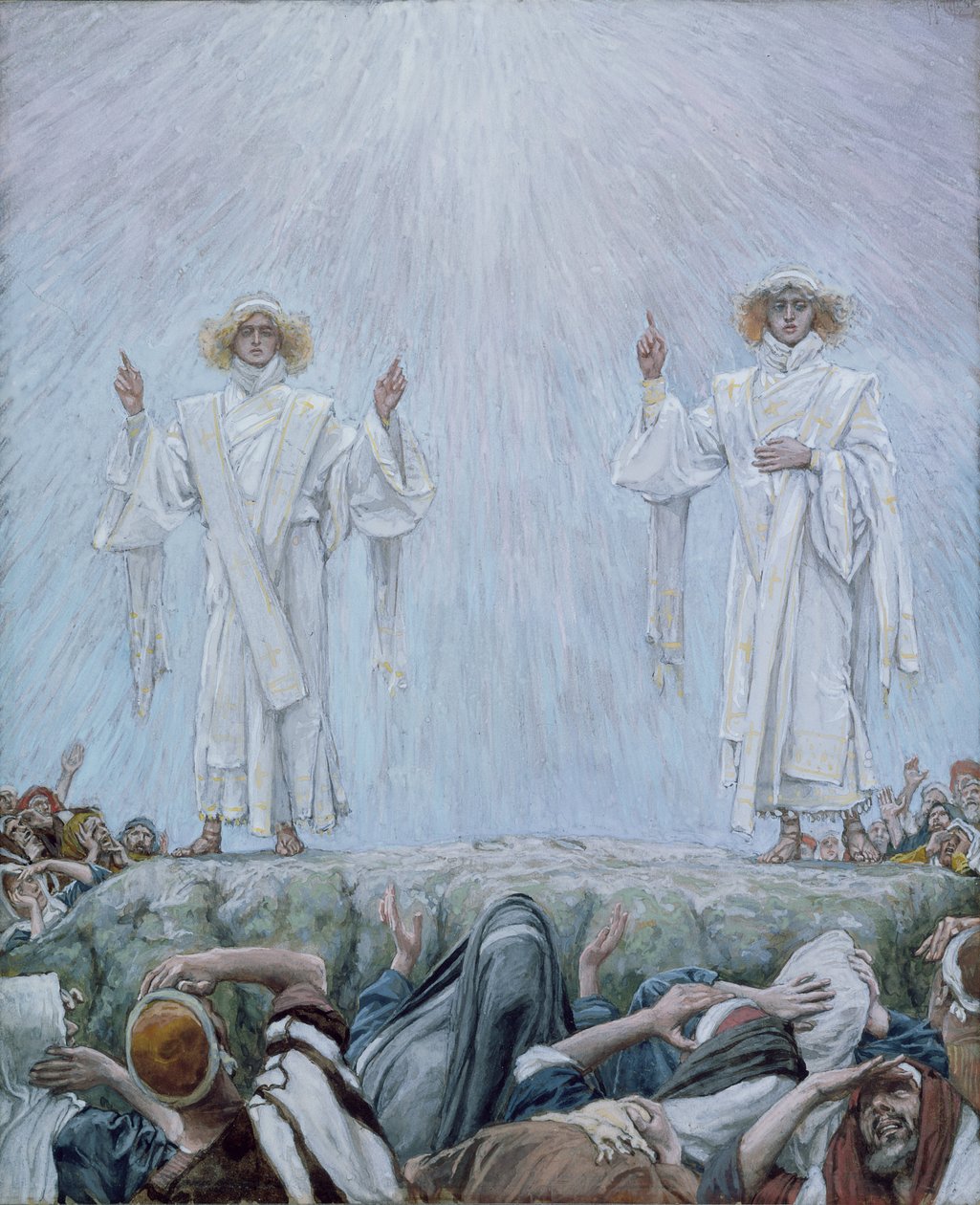 The Ascension, illustration til The Life of Christ, ca. 1884-96 (wc & gouache på pap) af James Jacques Joseph Tissot