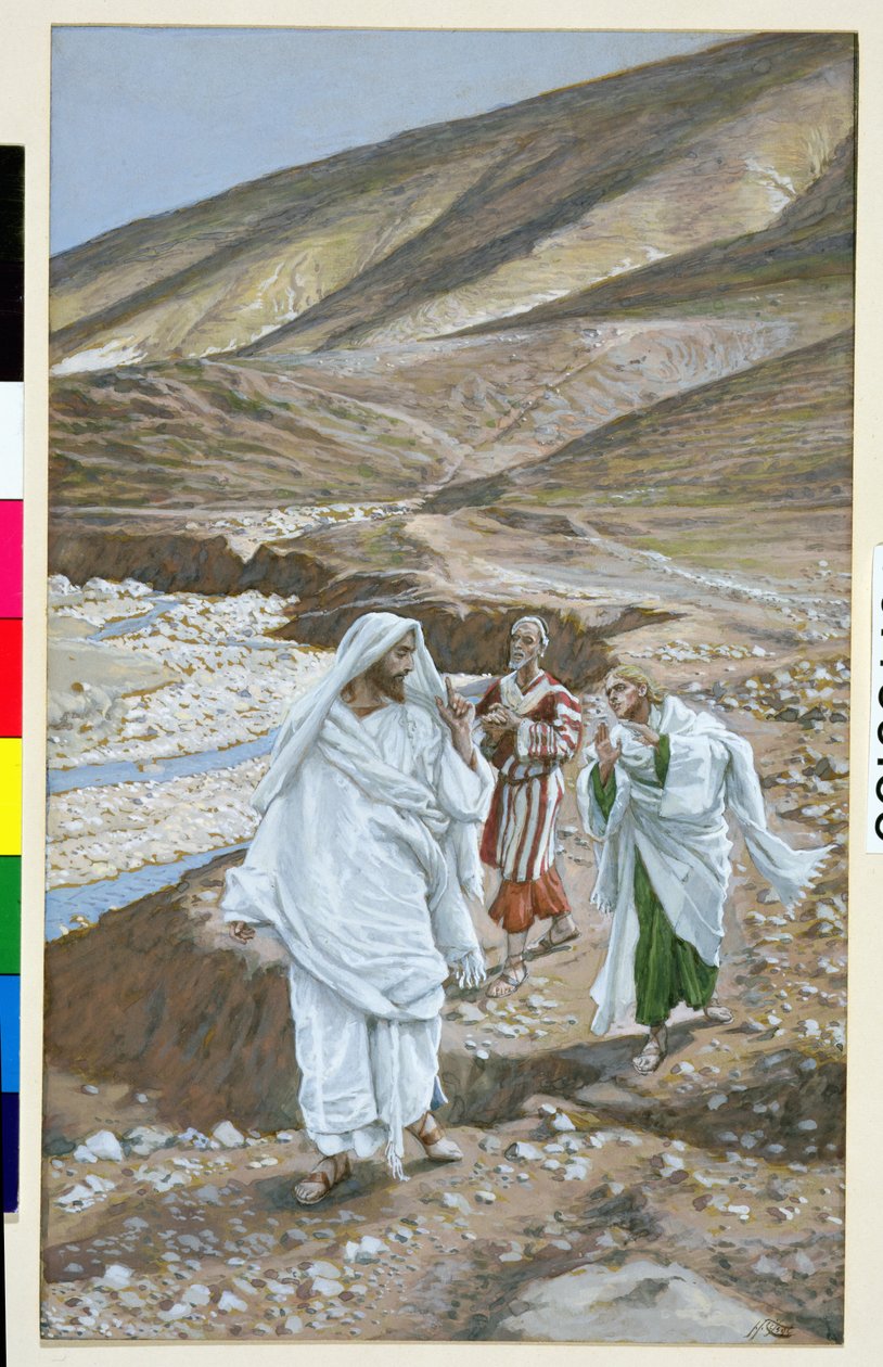 The Calling of St. Andrew and St. John, illustration til The Life of Christ, c.1886-94 (wc & gouache på pap) af James Jacques Joseph Tissot