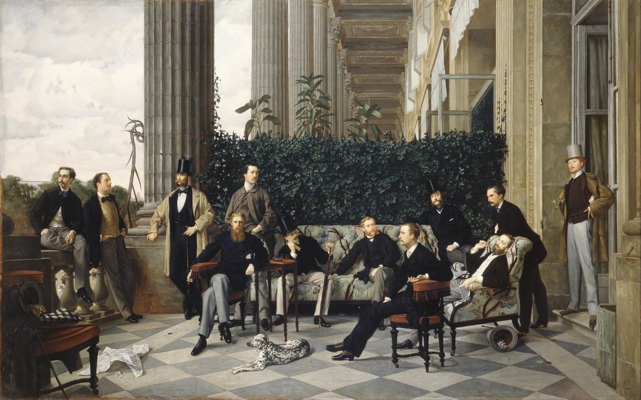 Circle of the Rue Royale, 1868 af James Jacques Joseph Tissot