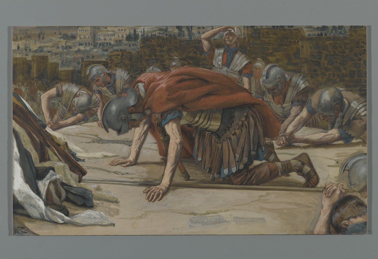The Confession of the Centurion, illustration fra The Life of Our Lord Jesu Christ, 1886-94 (wc over grafit på papir) af James Jacques Joseph Tissot