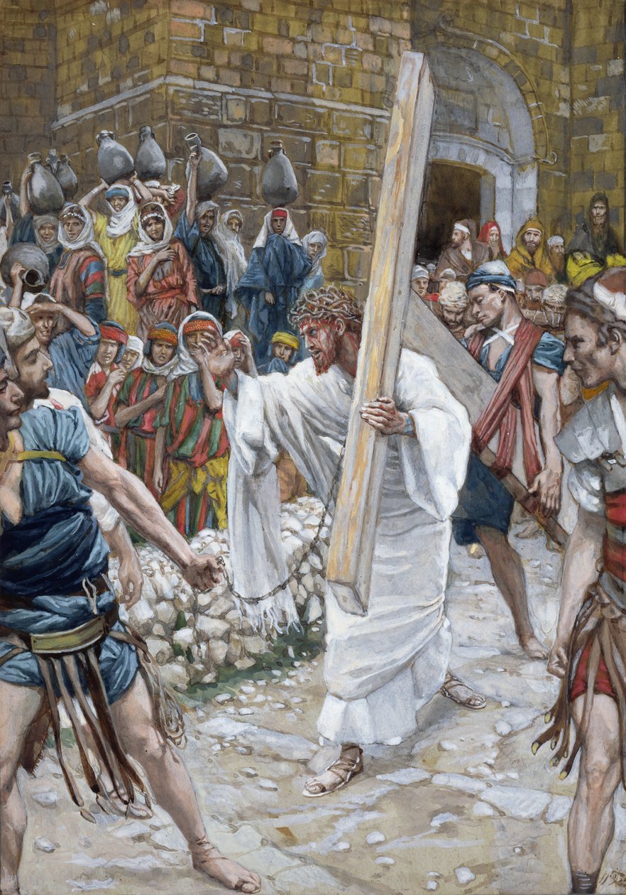 The Daughters of Jerusalem, illustration til The Life of Christ, c.1886-94 (wc & gouache på pap) af James Jacques Joseph Tissot