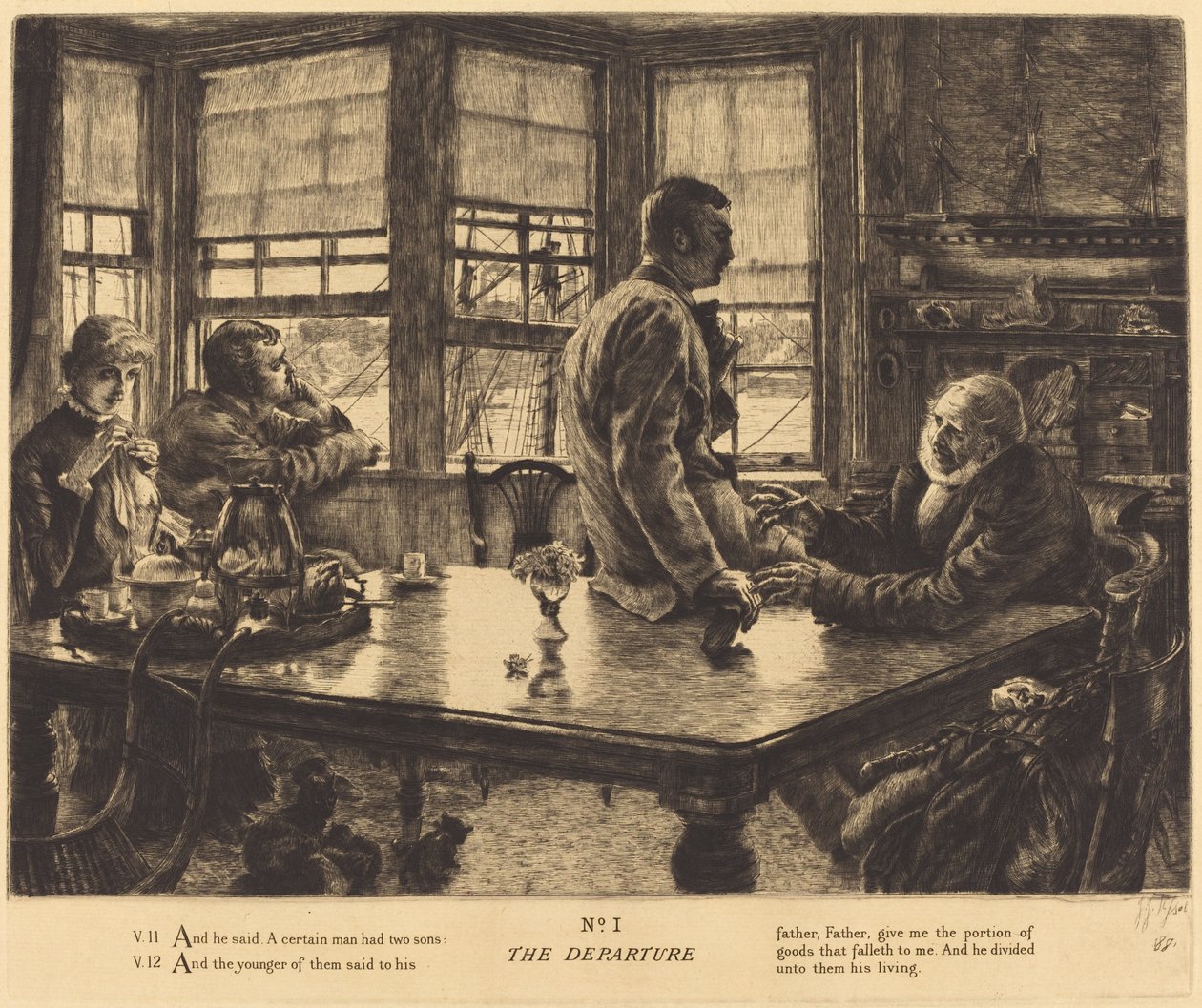 Afgangen af James Jacques Joseph Tissot