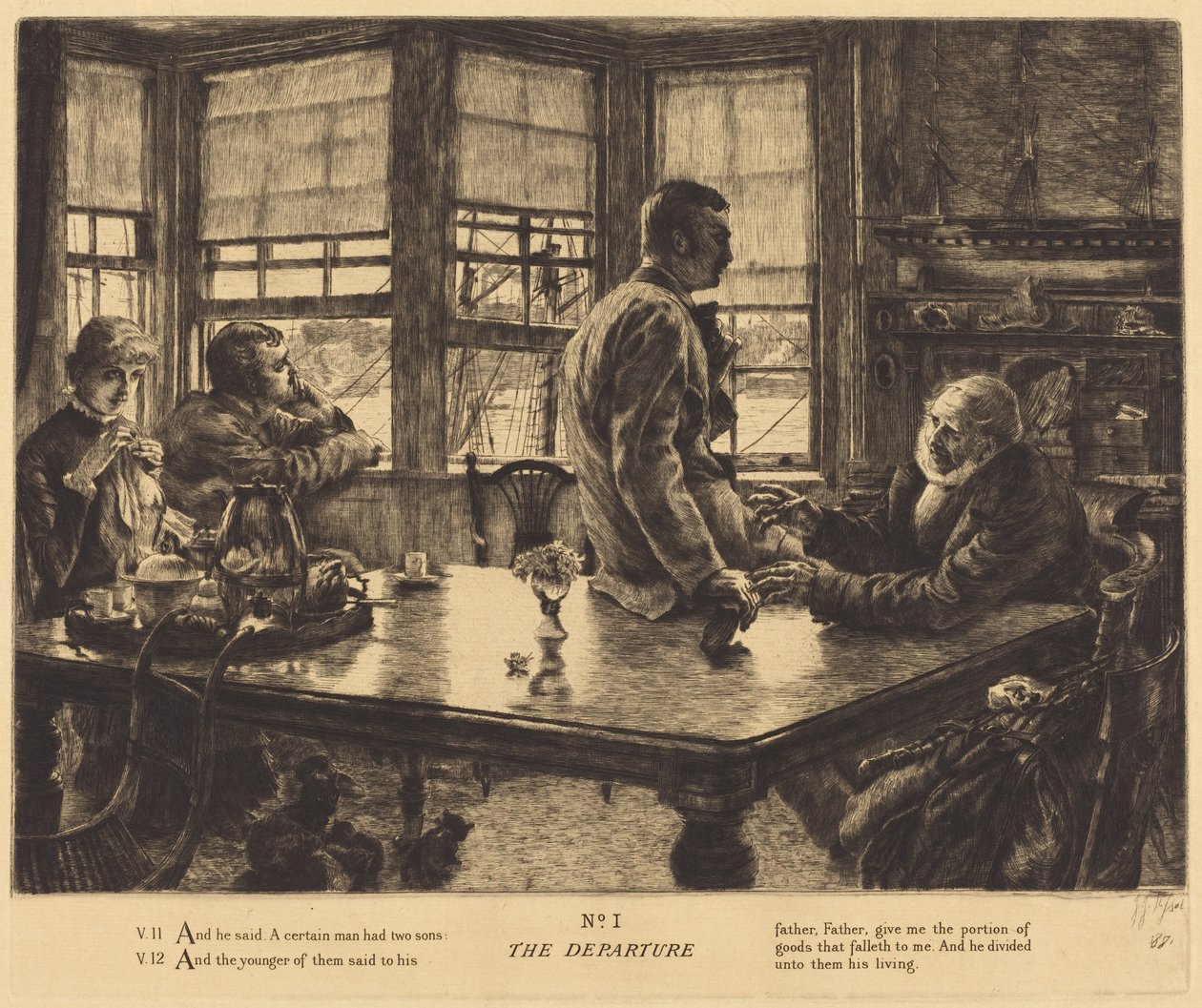 Afrejsen af James Jacques Joseph Tissot