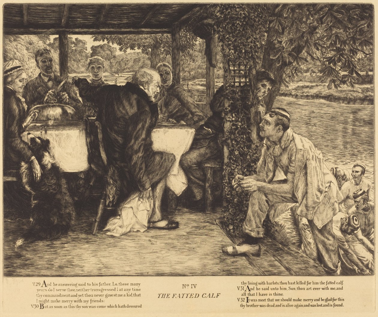 Den fedede kalv af James Jacques Joseph Tissot