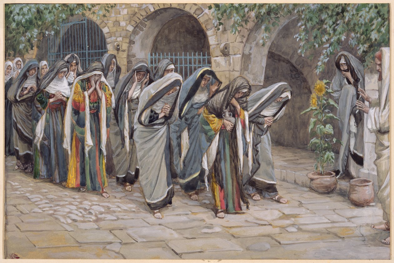 The Holy Women, illustration til The Life of Christ, ca. 1886-94 (wc & gouache på pap) af James Jacques Joseph Tissot