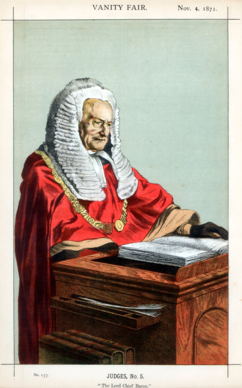 Lord Chief Baron, 1871. af James Jacques Joseph Tissot