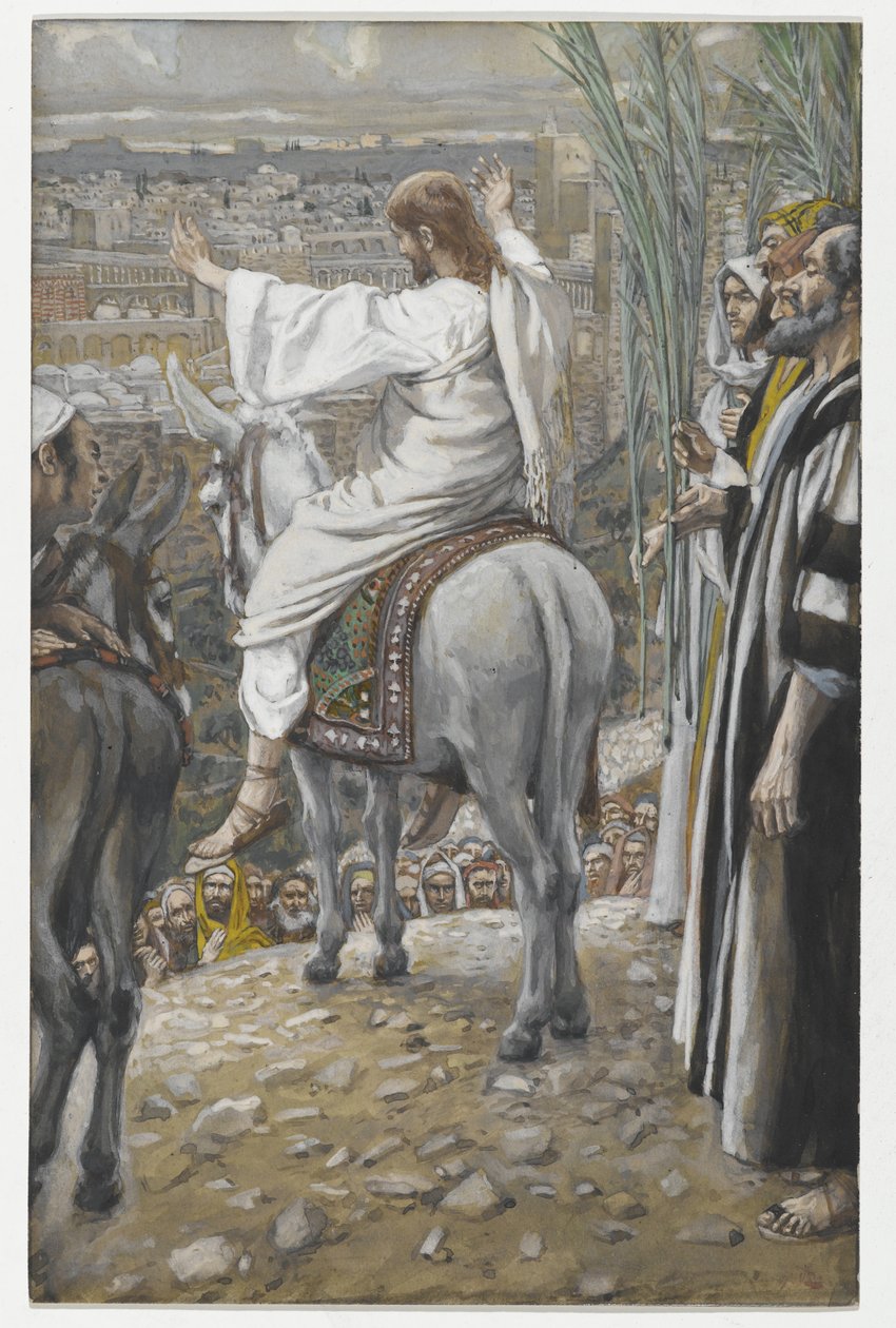 The Lord Wept, illustration fra The Life of Our Lord Jesus Christ, 1886-94 (wc over grafit på papir) af James Jacques Joseph Tissot