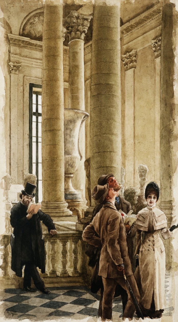 Louvre af James Jacques Joseph Tissot