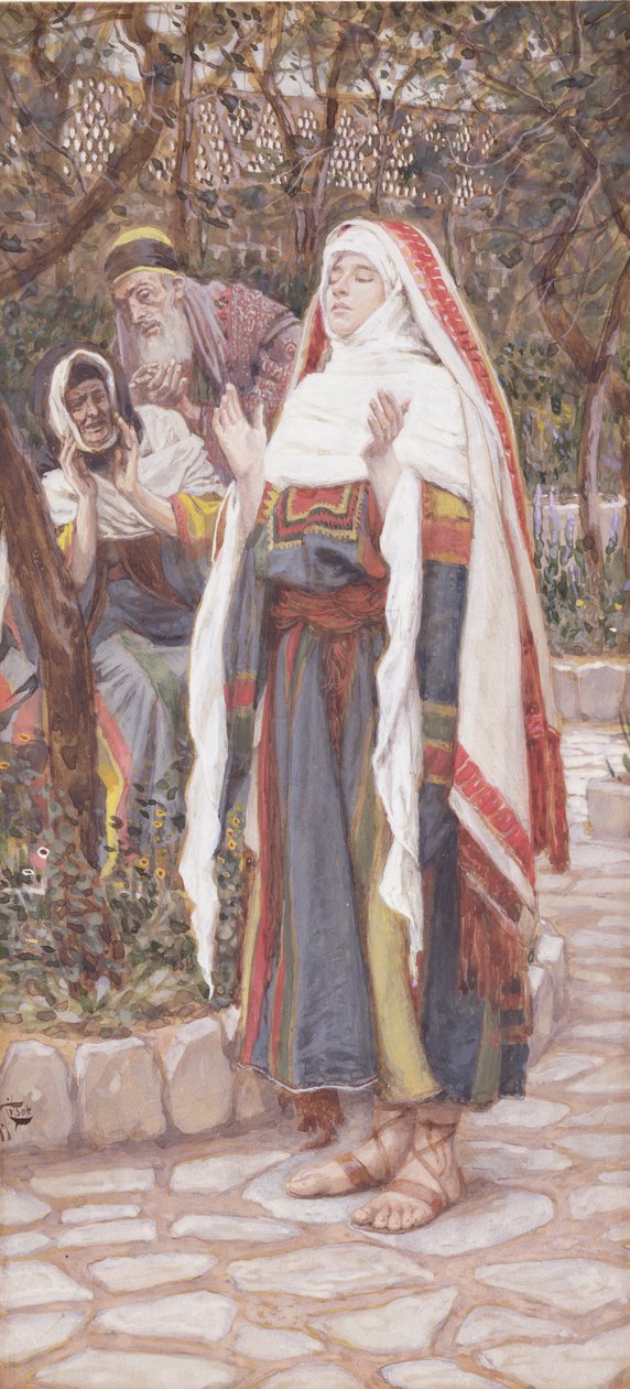The Magnificat, illustration til The Life of Christ, ca. 1886-94 (gouache på pap) af James Jacques Joseph Tissot