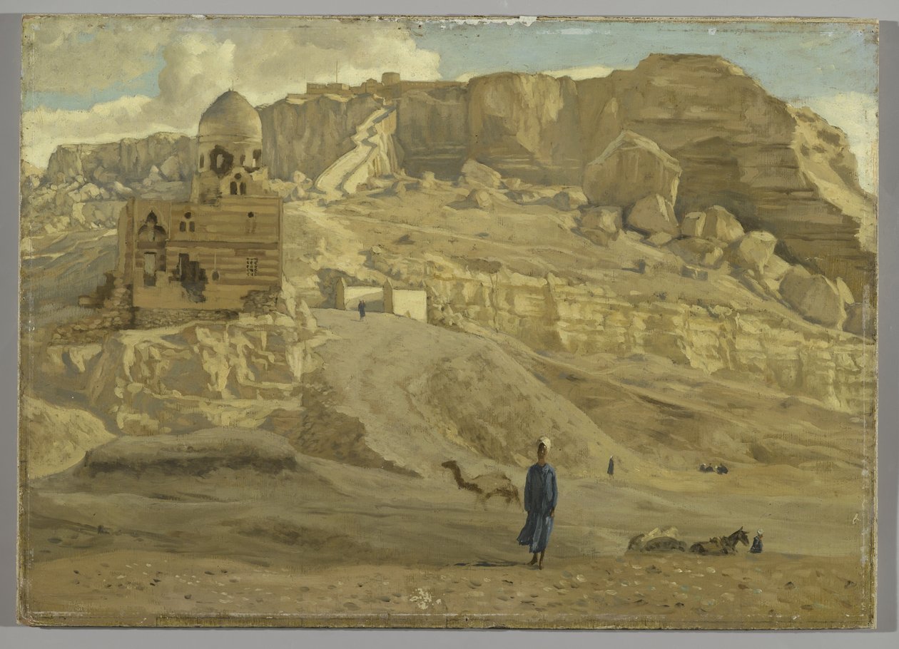 Mokattam fra Kairos citadell, illustration fra Vor Herre Jesu Kristi liv af James Jacques Joseph Tissot