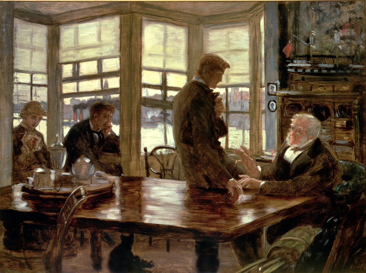 The Prodigal Son in Modern Life: The Departure, ca. 1882 (forberedende skitse til 33783) af James Jacques Joseph Tissot