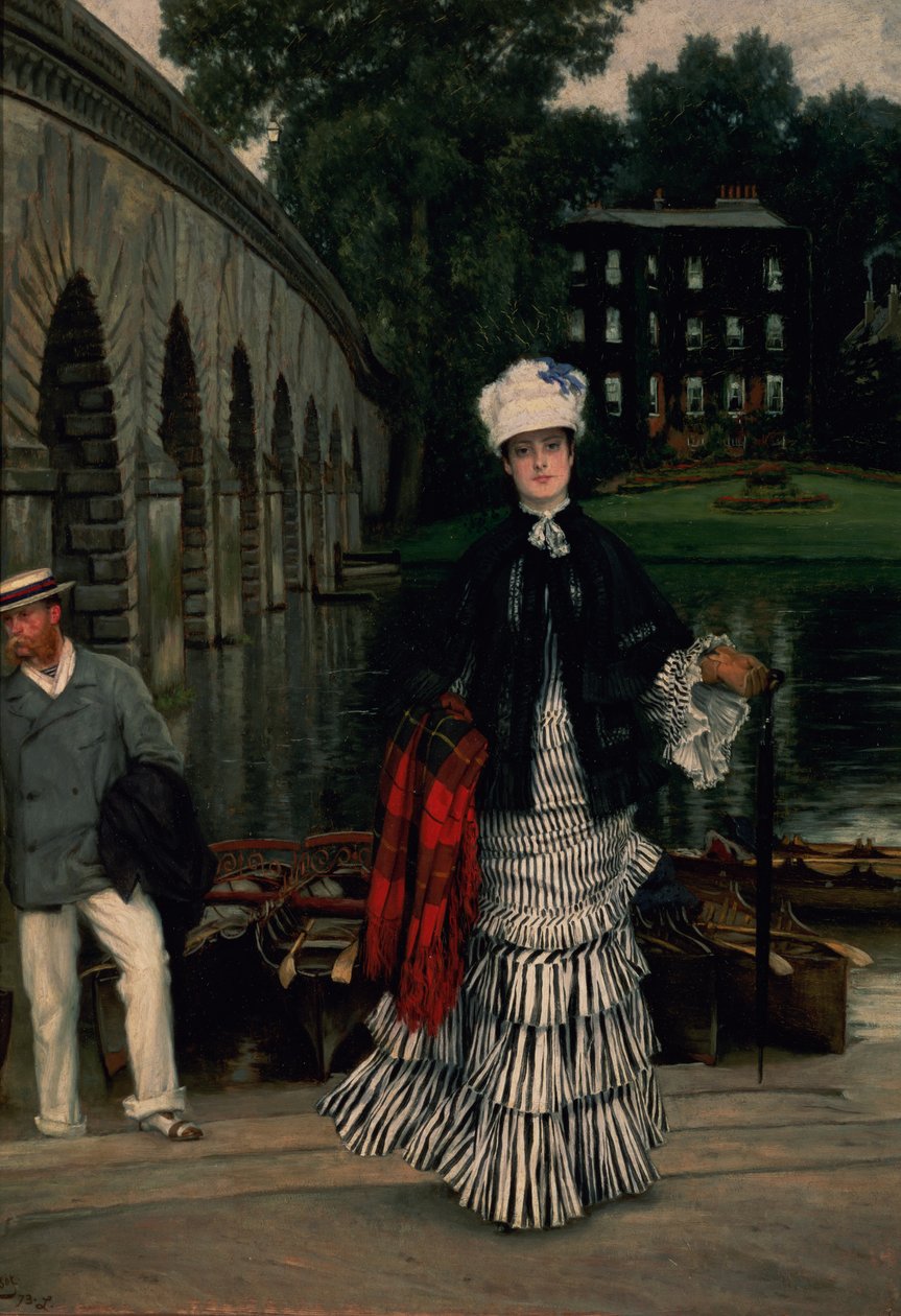 Returen fra sejlturen, 1873 af James Jacques Joseph Tissot