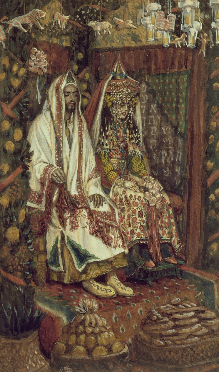 The Wedding at Cana, illustration til The Life of Christ, ca. 1886-96 (gouache på pap) af James Jacques Joseph Tissot