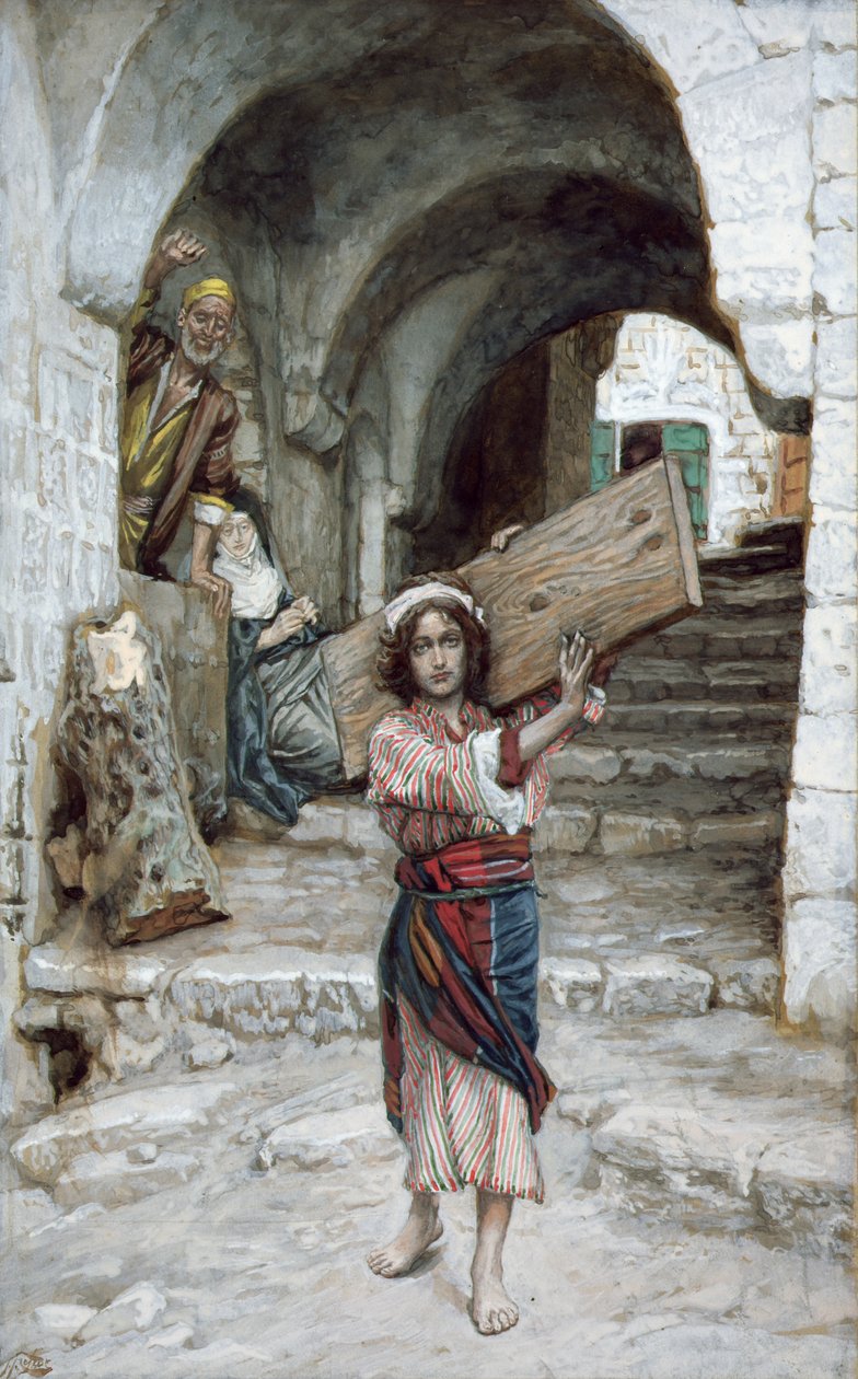 The Youth of Jesu, illustration til The Life of Christ, ca. 1886-94 (wc og gouache på pap) af James Jacques Joseph Tissot