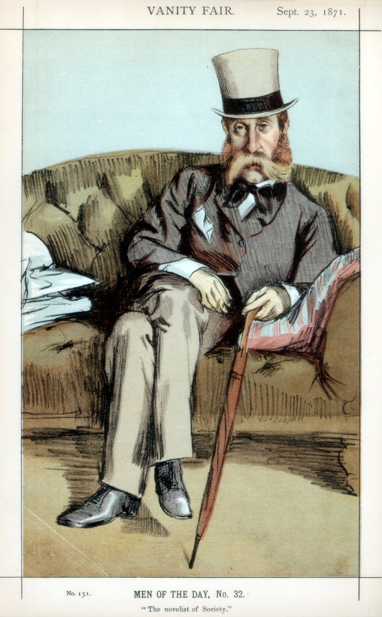 Samfundets romanforfatter, 1871. af James Jacques Joseph Tissot