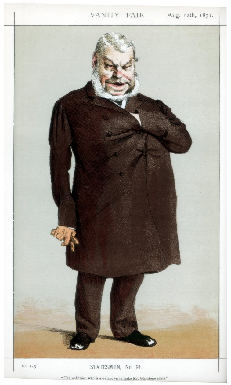 Den eneste mand, der nogensinde er kendt for at få hr. Gladstone til at smile, 1871 af James Jacques Joseph Tissot