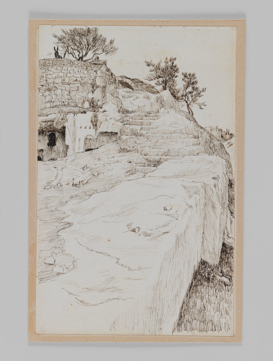 Gravene i Hinnoms dal, illustration fra Vor Herre Jesu Kristi liv af James Jacques Joseph Tissot