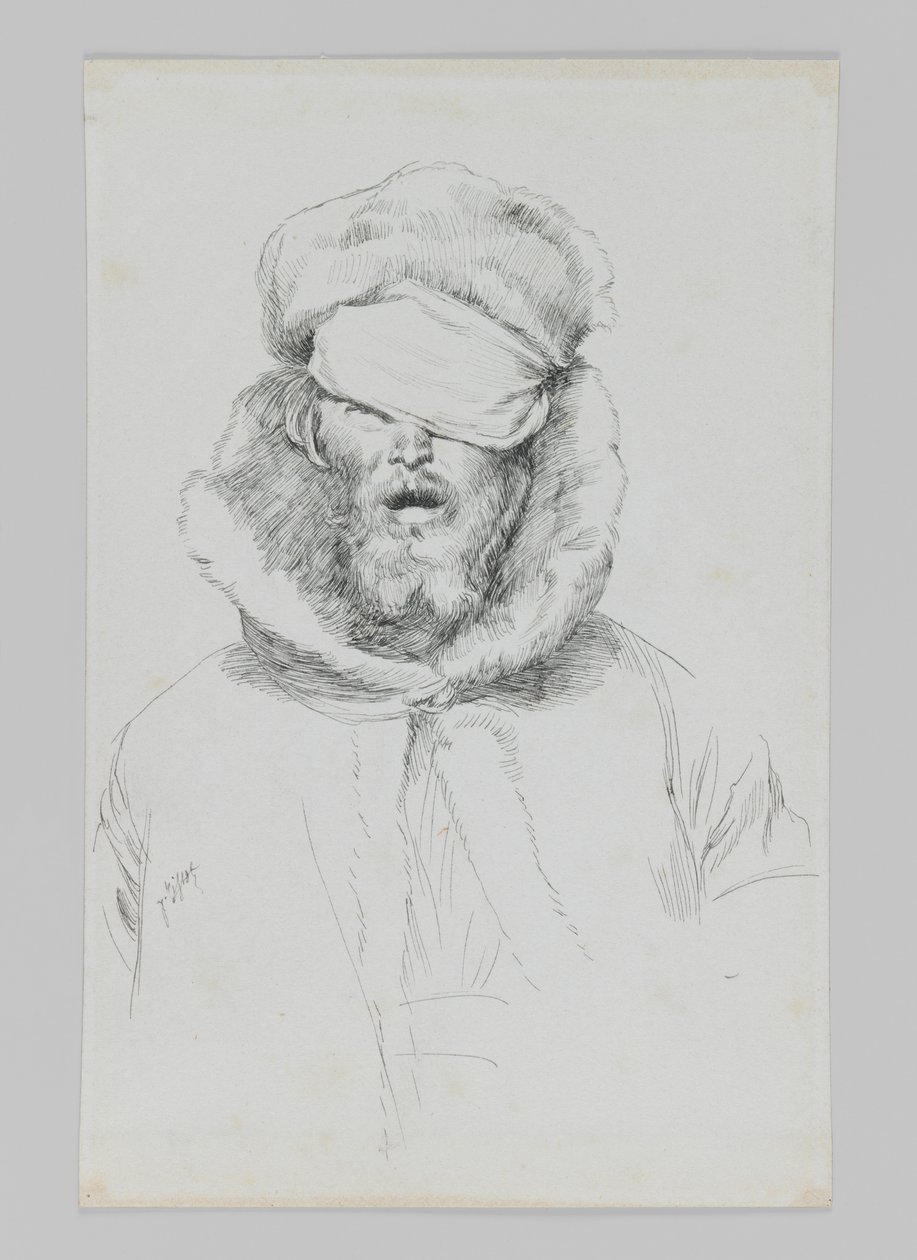 Jødetype, illustration fra Vor Herre Jesu Kristi liv (blæk på papir) af James Jacques Joseph Tissot