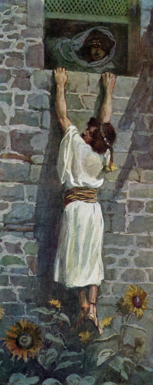 David undslipper af J James Tissot - Bible af James Jacques Joseph after Tissot