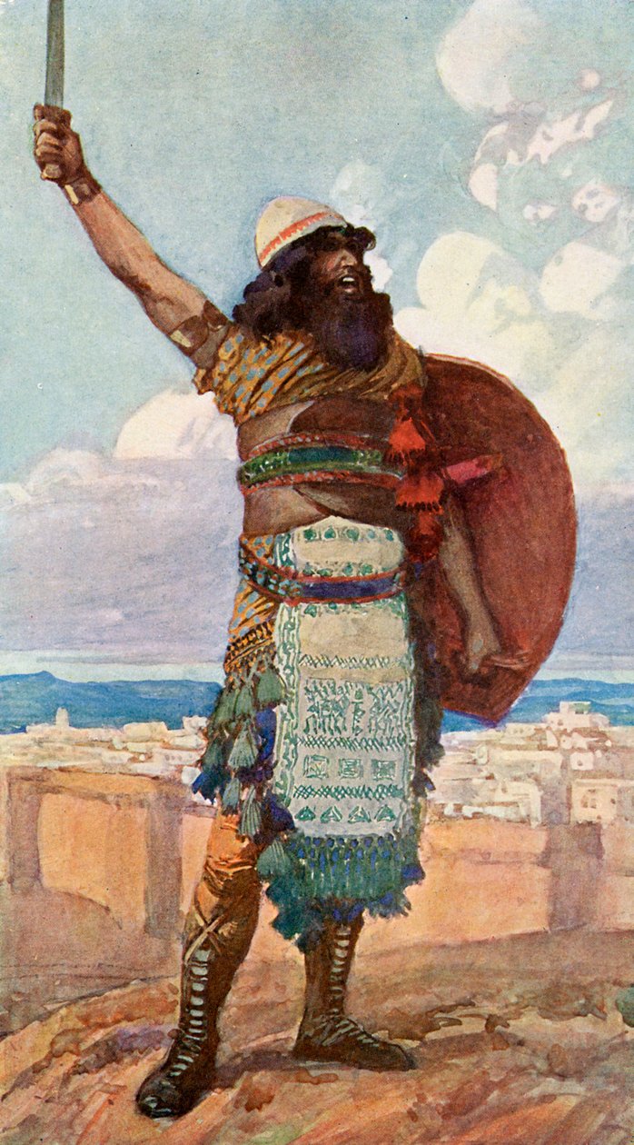 Othniel af J James Tissot - Bibelen af James Jacques Joseph after Tissot