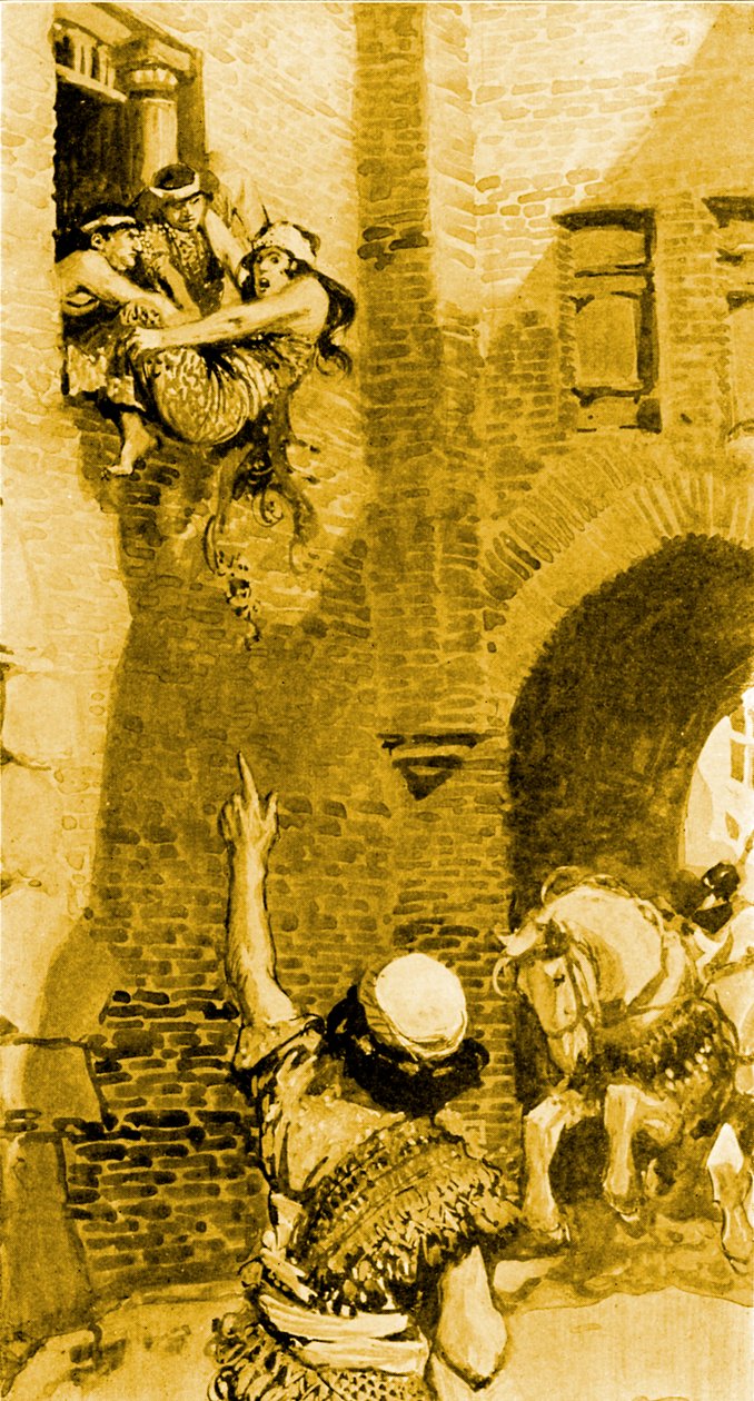 Jezebels død af J James Tissot - Bibelen af James Jacques Joseph after Tissot