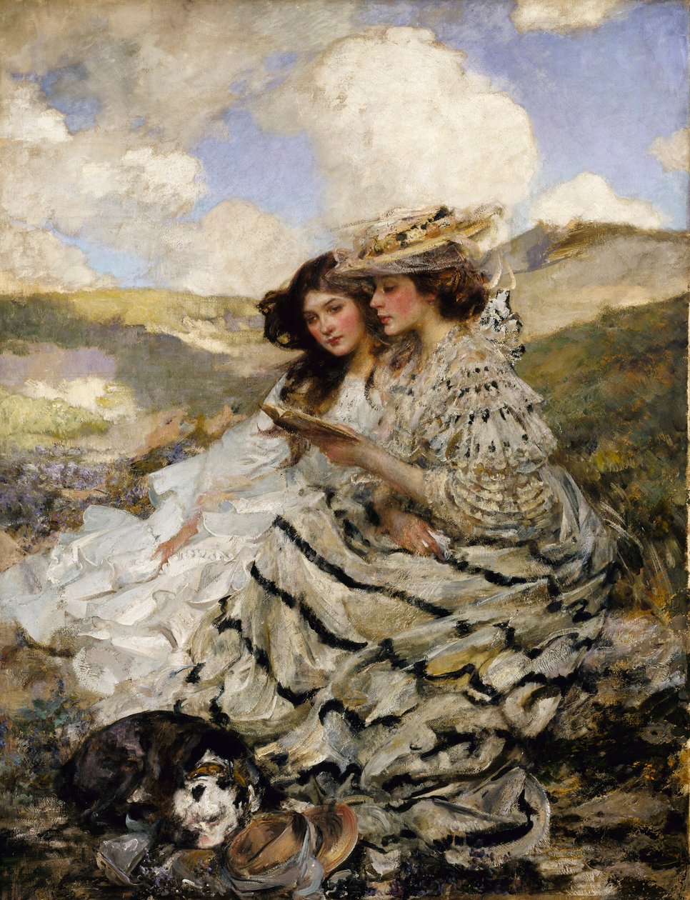På klitterne (Lady Shannon og Kitty) af James Jebusa Shannon