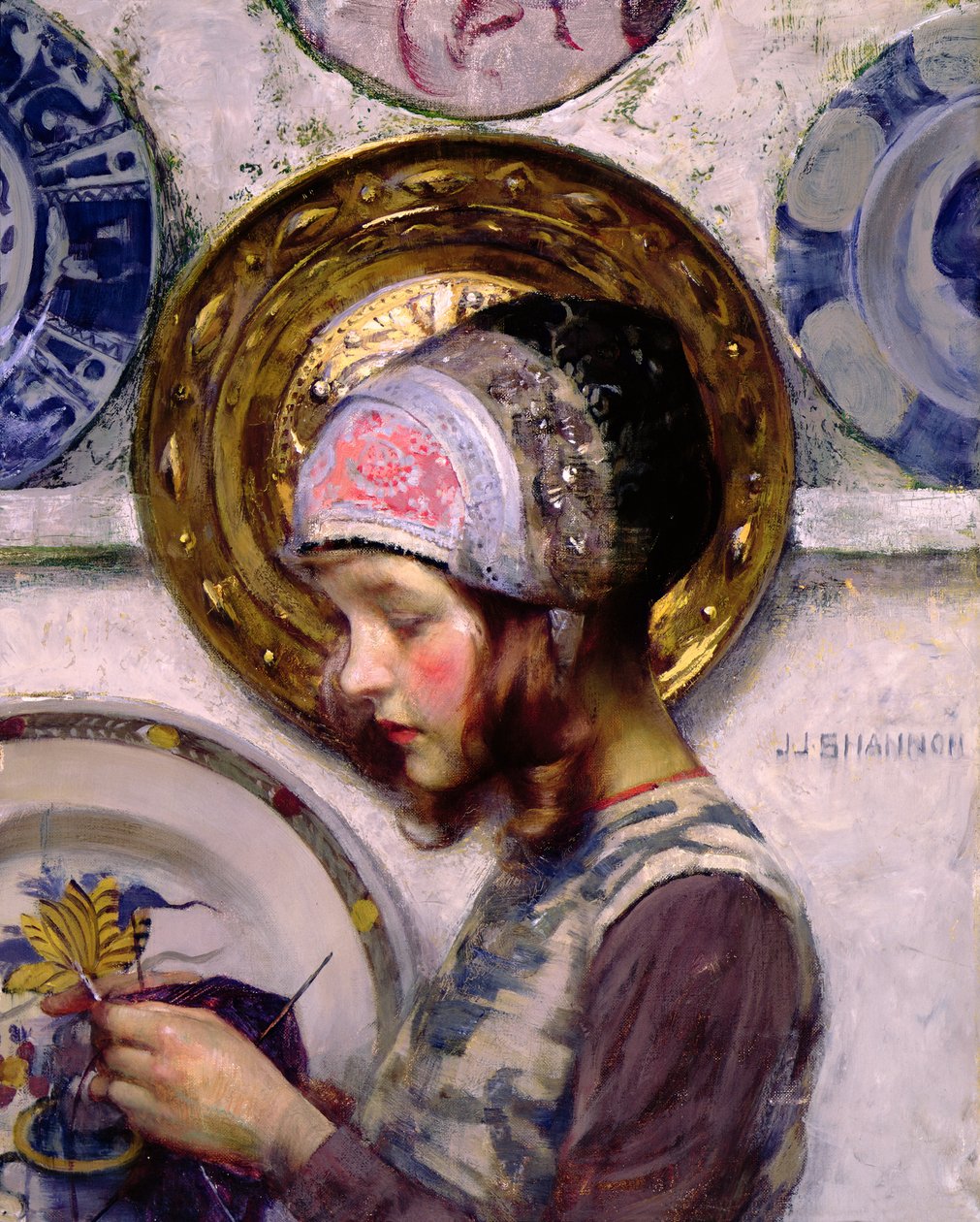 Den lilla strømpe af James Jebusa Shannon