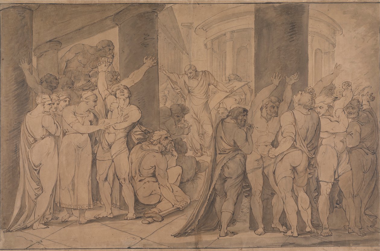 Liget af Lucretia udsat for romerne af James Jefferys