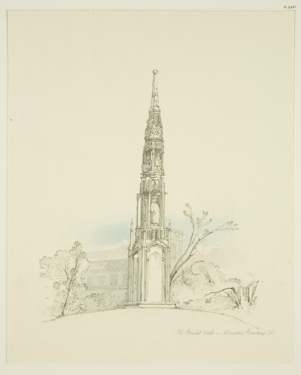 Bristol High Cross i Stourhead Gardens af James Johnson