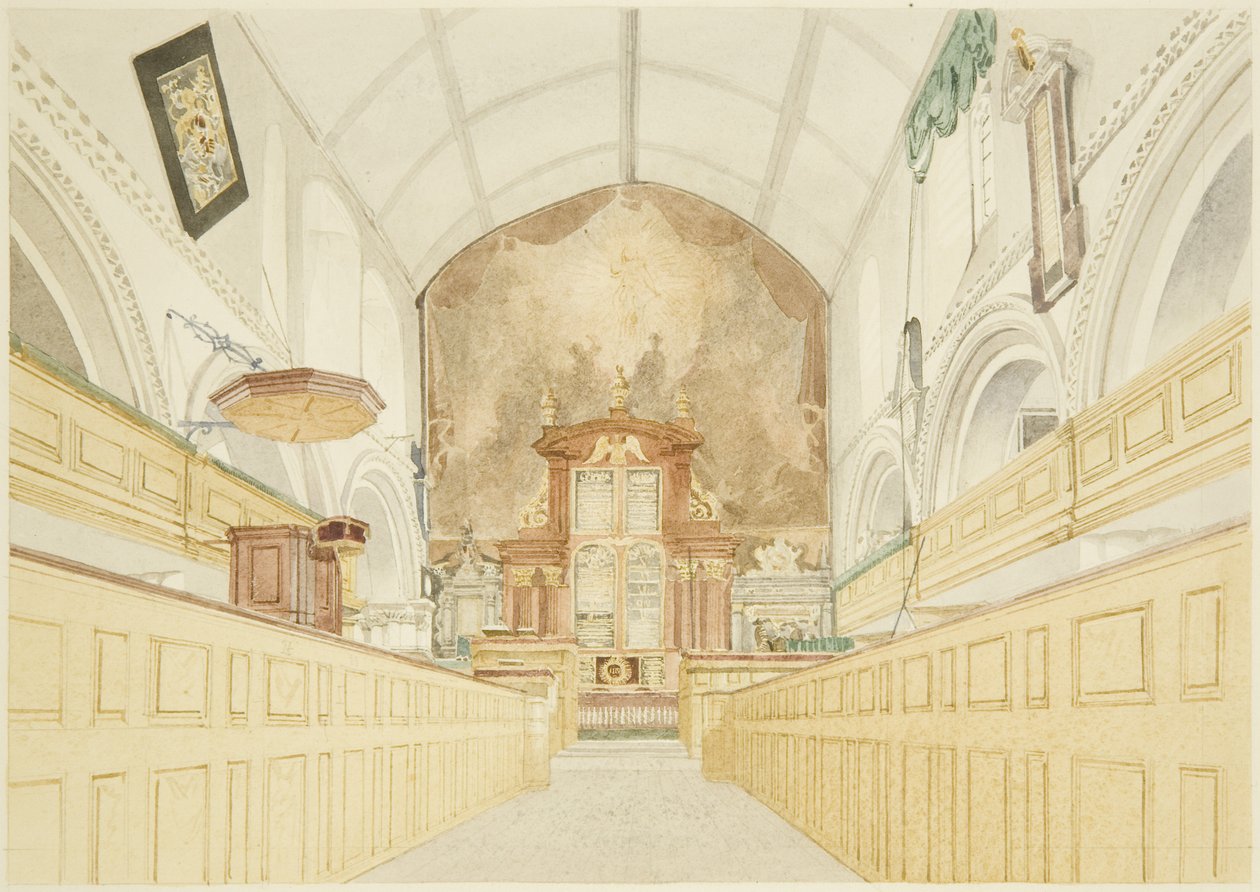 Interiør af St James