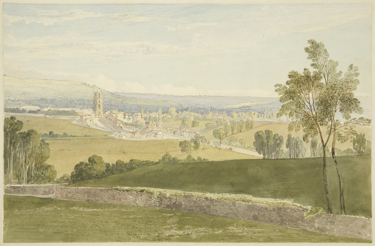 Keynsham fra Durley Hill af James Johnson